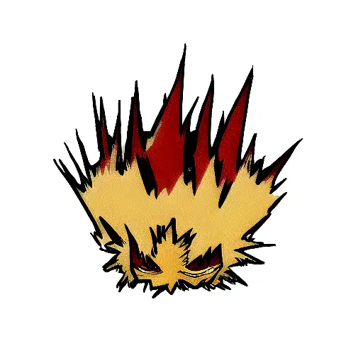 bakugo my hero academia tattoo design idea