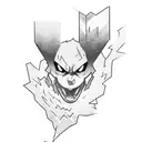 bakugo tattoo design idea