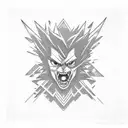 bakugo tattoo design idea