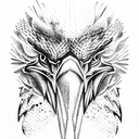 Eagle tattoo design idea