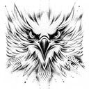 Eagle tattoo design idea