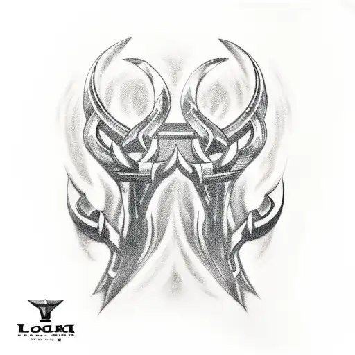 loki y thor tattoo design idea
