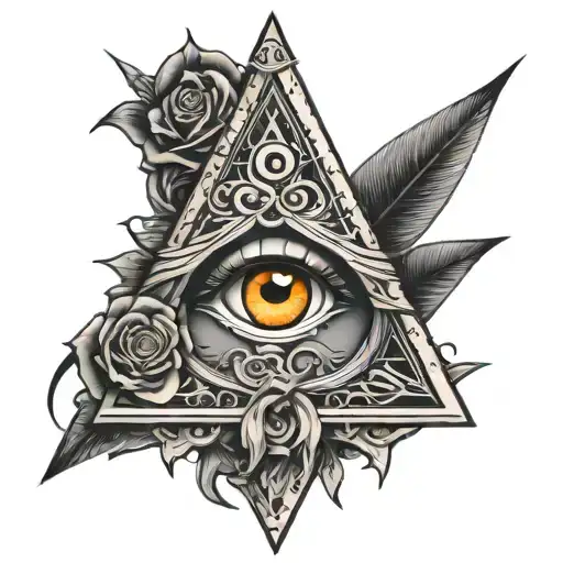 illuminati ax tattoo design idea