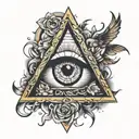 illuminati ax tattoo design idea