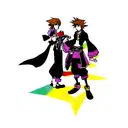 kingdom hearts sleeve tattoo design idea