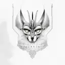 Anubis tattoo design idea