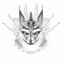 Anubis tattoo design idea