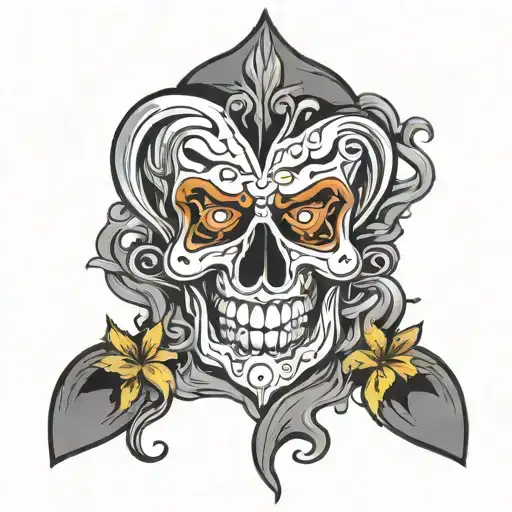 5150 spades smoke tattoo design idea