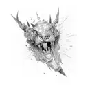 Humble across the forearm tattoo design idea