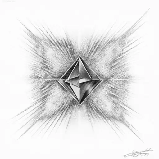 A surreal fusion of Pink Floyd's iconic prism album cover and a galaxy tattoo design idea