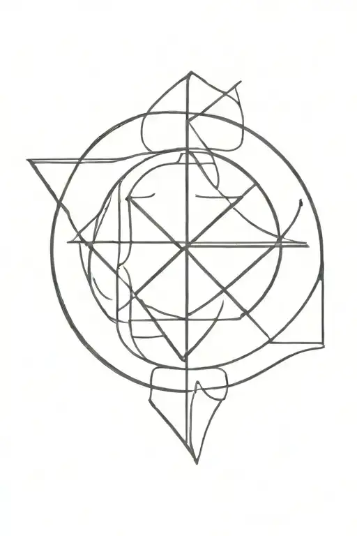 kairos symbol incorporated tattoo design idea