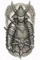 black wolf tattoo design idea