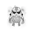 Never give up tattoo design idea