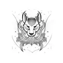 Never give up tattoo design idea