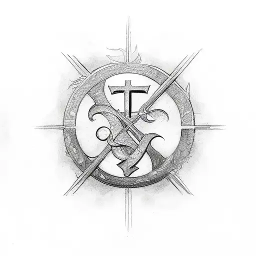 Chi Rho tattoo design idea