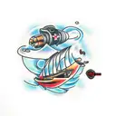 Scuba tattoo design idea