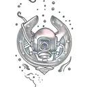 Scuba tattoo design idea