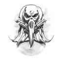 ghostface, pirates of the caribbean, saw, deadpool tattoo design idea