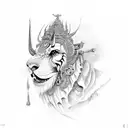 kailash parbat tattoo design idea