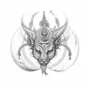 shiva trishul mount kailash tattoo design idea