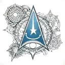 tattoo Inside star trek Insignia tattoo design idea
