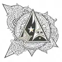 tattoo Inside star trek Insignia tattoo design idea