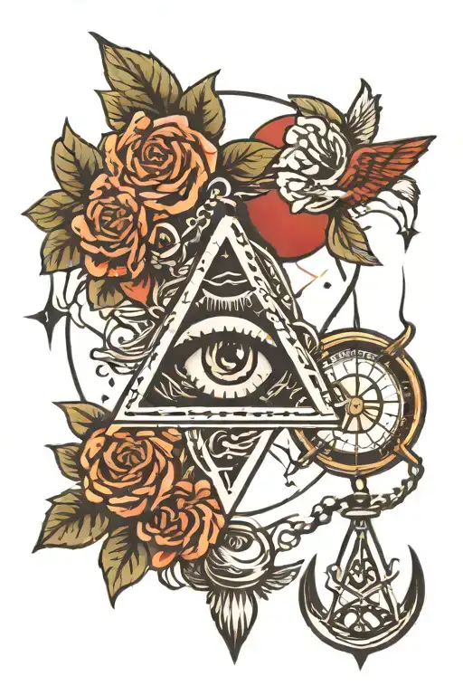 Occultism tattoo design idea