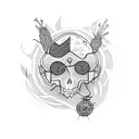 doodle drawings for patchwork tattoo design idea