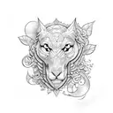 doodle drawings for patchwork tattoo design idea