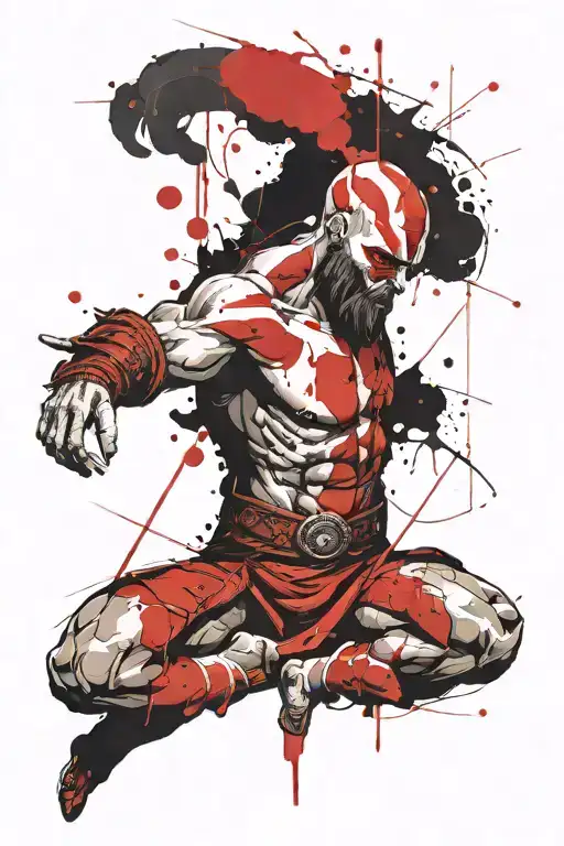 god of war Mars tattoo design idea
