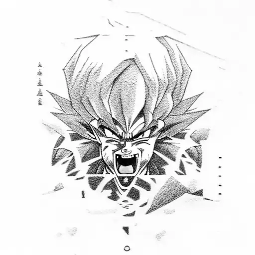 goku tattoo design idea