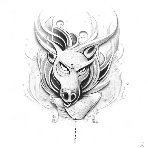 trophy with Floozi written in it tattoo design idea