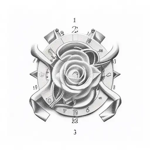 the numbers "1938" tattoo design idea