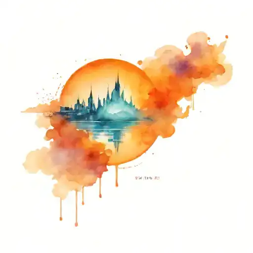 Velaris, the city of starlight tattoo design idea