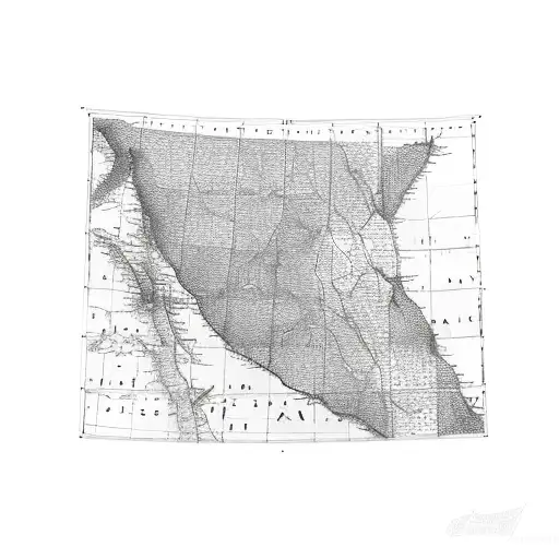 map of israel tattoo design idea