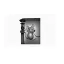 a mouse holding a lantern tattoo design idea