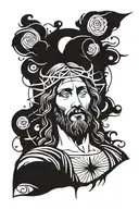 Jesus Christ tattoo design idea