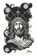Jesus Christ tattoo design idea