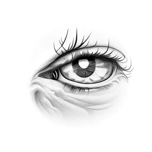 eyes tattoo design idea