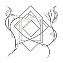Symbol of four brothers tattoo design idea