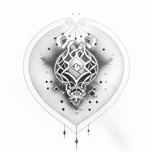 spain heart tattoo design idea