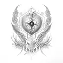 heart organ tattoo design idea