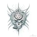 thunder storm  tattoo design idea