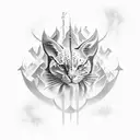 thunder storm  tattoo design idea