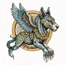 Ancient Egypt tattoo design idea