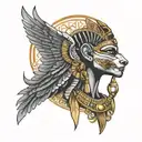 Ancient Egypt tattoo design idea