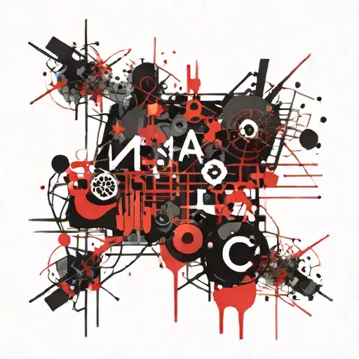 mixed THC chemical structure and videos games tattoo design idea