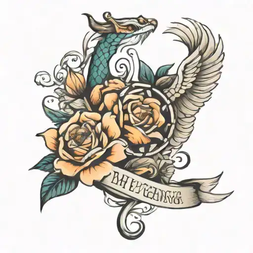 im never changing who i am tattoo design idea
