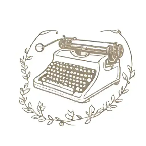 so it goes typewriter  tattoo design idea