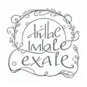 inhale exhale tattoo design idea